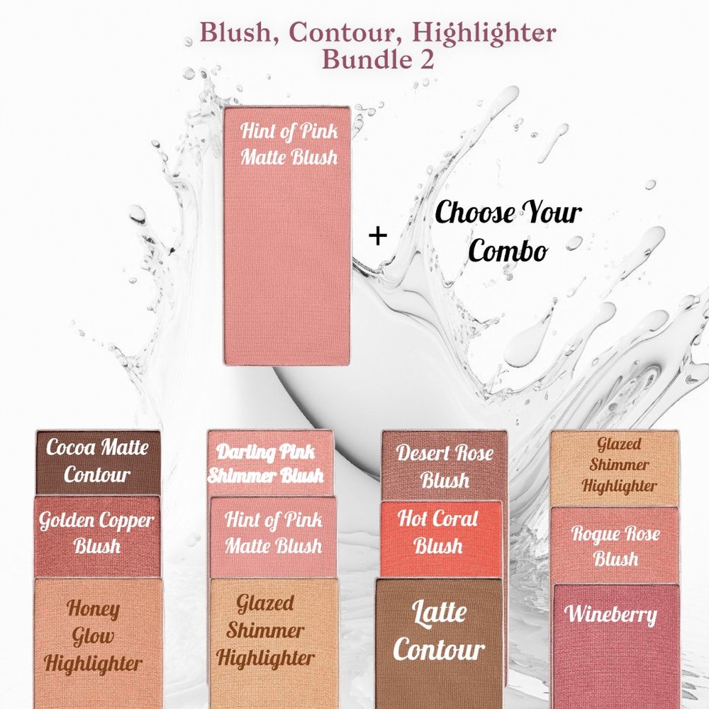 Hint of Pink Matte Chromafusion Blush - Bundle 2